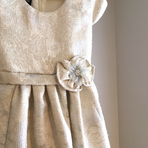 Girls Brocade Dress - Picture 4 of 4